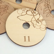 11月 イチョウのコースター