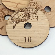 10月 クリのコースター