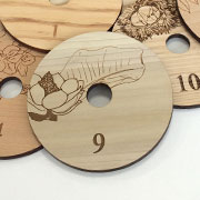 9月 ホオのコースター