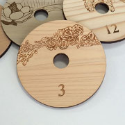 3月 ヒノキのコースター