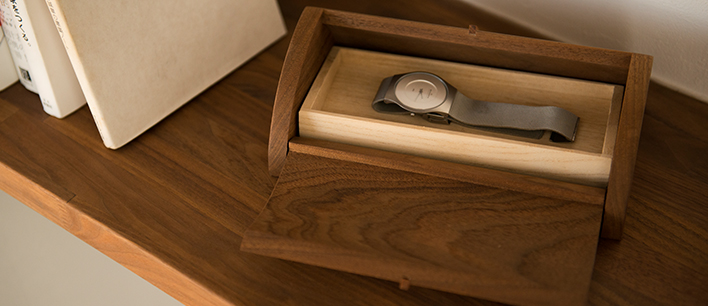 クルミのジュエリーボックスは一生ものの作品になりました